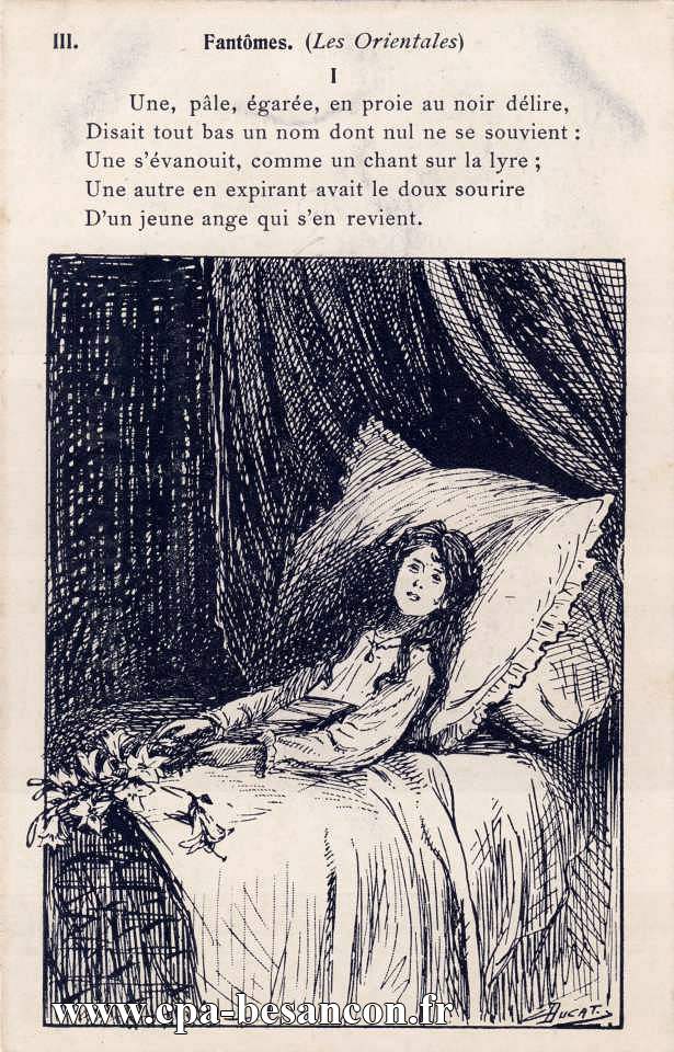 III. Fantômes. (Les Orientales) I - Victor Hugo. Illustration Ducat